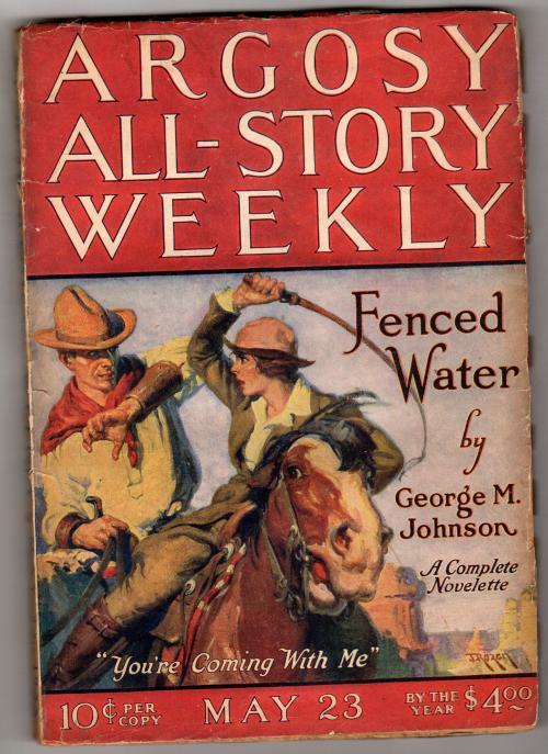 Argosy May 23, 1925 J. Rozen Cvr; Hopalong Cassidy