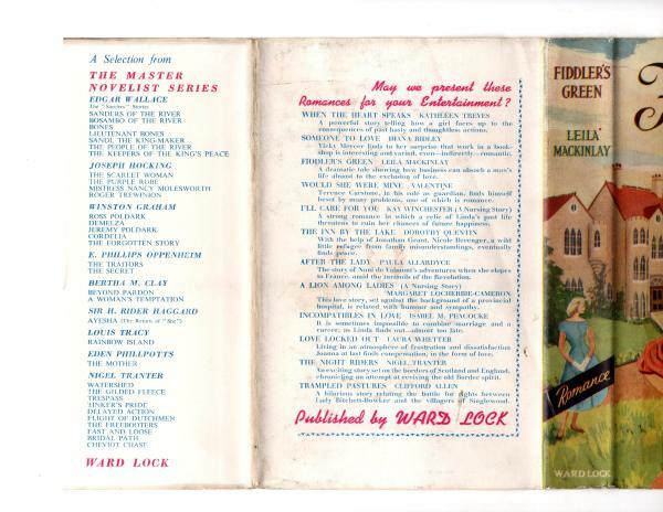 Fiddler's Green by Leila Mackinlay (First Edition) Ward Lock File Copy