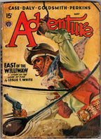 Adventure May 1941 Pulp Spring Singer Cover Art; White; Perkins
