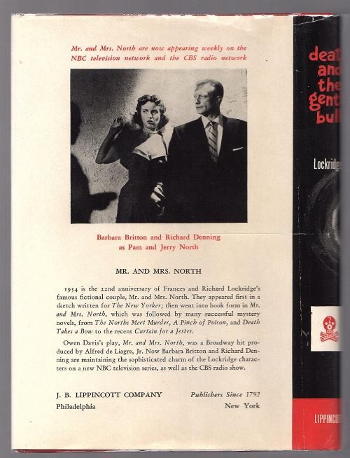 Death and the Gentle Bull by Richard and Frances Lockridge (First Edition)