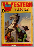 Western Story Nov 13 1937 Delano Cover Art Pulp