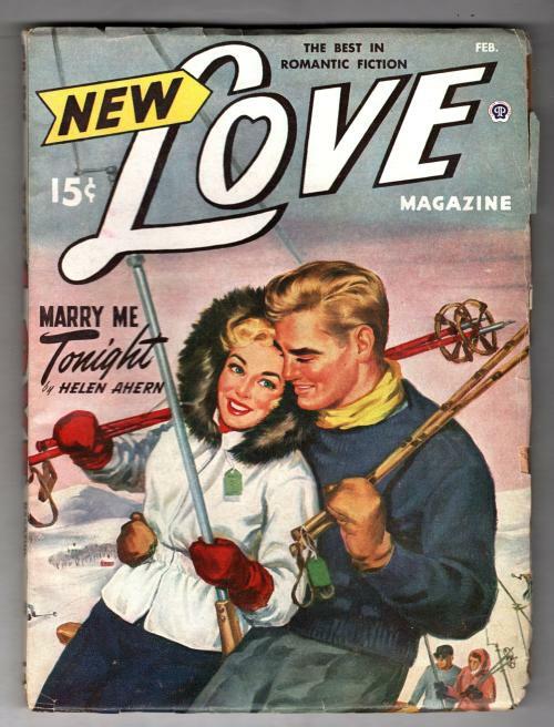 New Love Feb 1949 Pulp Helen Ahern "Marry Me Tonight"