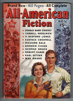 All-American Fiction Nov 1937 1st; Watson Cvr; Woolrich; Brand; Bedford-Jones
