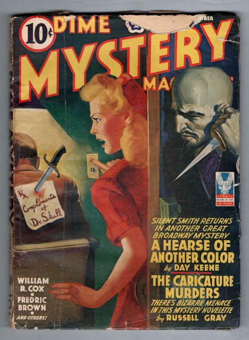 Dime Mystery Nov 1942 A Hearse of Another Color - Keene