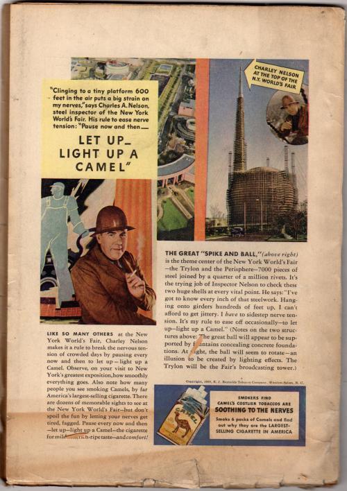 Double Detective May 1939 Pulp Donald Barr Chidsey; Dale Clark; Belarski;