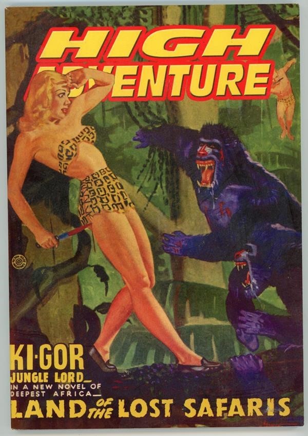 High Adventure #97 by Dan Cushman George Gross cvr- High Grade
