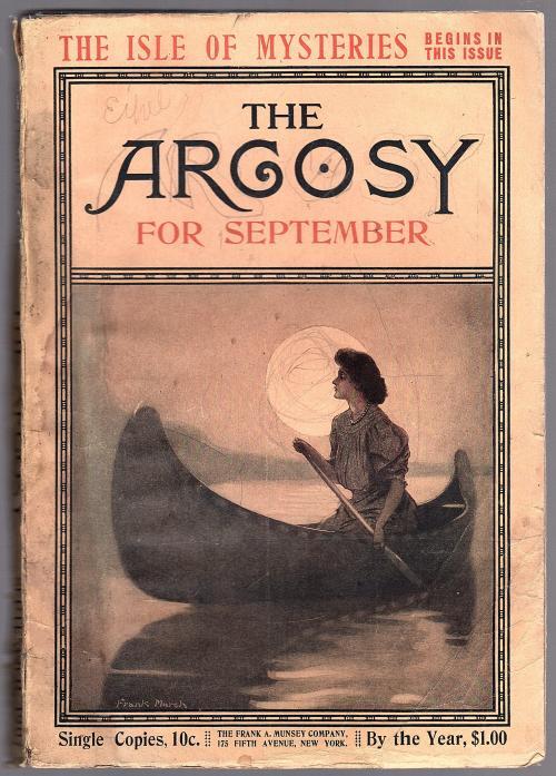 Argosy Sep 1907 Frank Murch Cvr, E.V. Preston, Bertram Lebhar - Pulp
