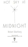 Hot Sky At Midnight by Robert Silverberg (Uncorrected Proof)