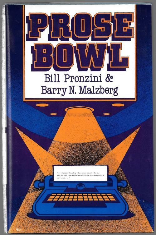 Prose Bowl by Bill Pronzini (First Edition)