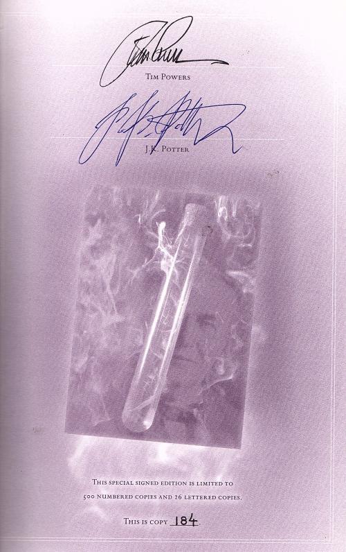 Last Call Earthquake Weather Expiration Date by Tim Powers (Limited) Signed