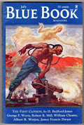 Blue Book Jul 1935 Chester Kioga story  "Hawk of the Wilderness" 4/6