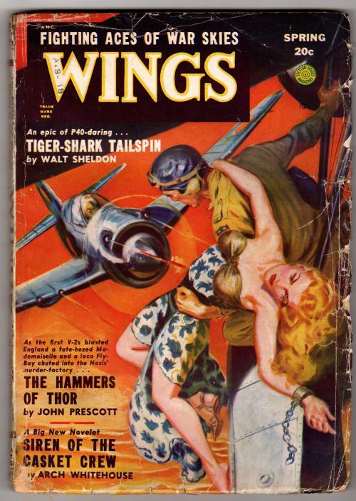 Wings 1949 Spring Pulp John Prescott; Arch Whitehouse; Joe James; Walt Sheldon