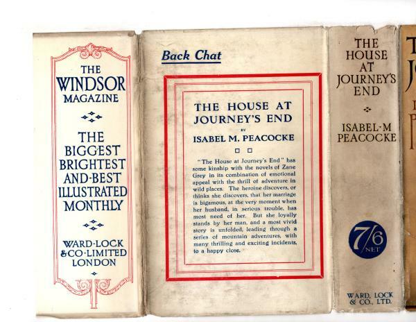 The House at Journey's End by Isabel M. Peacocke (1st Edition) Ward Lock File...