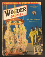 Wonder Stories Apr 1933 Paul Cvr; Arthur G. Stangland; Binder; Schachner;