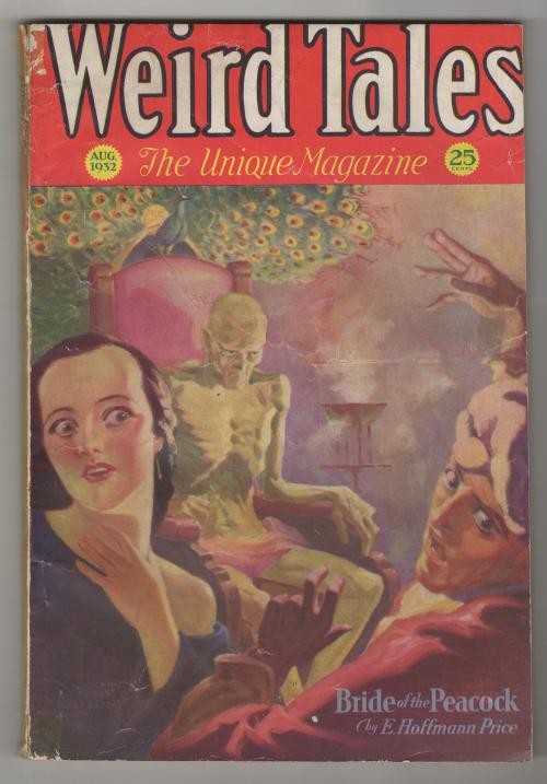 Weird Tales Aug 1932 T. Wyatt Nelson Cvr; RE Howard; CA Smith; E.H. Price; De...