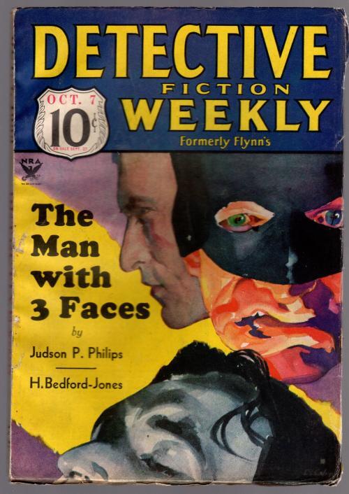 Detective Fiction Weekly Oct 7 1933; Fredrick Davis, Judson P. Philips - Pulp