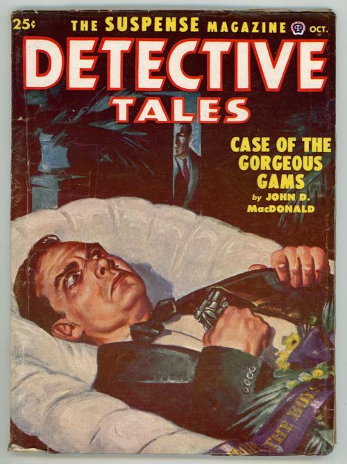 Detective Tales Oct 1951 Pulp John D MacDonald Cover Story