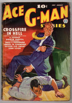 Ace G-Man Stories Jul 1936 Crossfire in Hell - Pulp