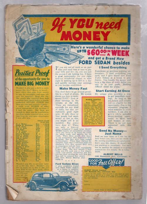 Thrilling Western Jan 1936 Lyon Cover Art Pulp
