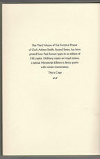 The Potion of Dreams by Clark Ashton Smith (Limited Edition)