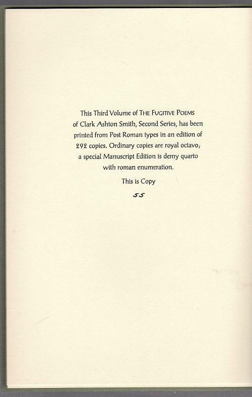 The Potion of Dreams by Clark Ashton Smith (Limited Edition)