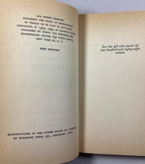 The Man Who Had Too Much to Lose by Hampton Stone (First Edition)