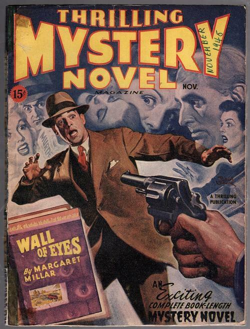 Thrilling Mystery Novel Nov 1945 Belarski Cvr, Millar, Echols, Rice