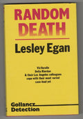 Random Death by Lesley Egan (First UK Edition) File Copy