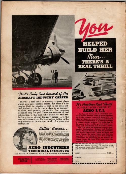 Air Trails Jul 1938 Frank Tinsley Cvr; George L. Eaton