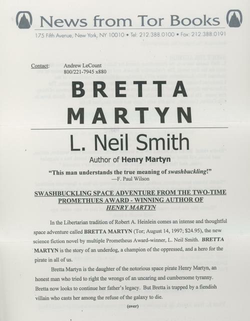 Bretta Martin by L. Neil Smith