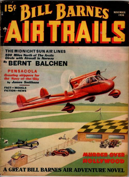 Bill Barnes Air Trails Nov 1936 Frank Tinsley Cvr; George L. Eaton