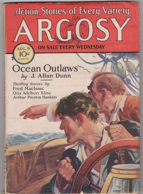 Argosy Aug 09 1930 Paul Stahr Cvr; Otis Adelbert Kline; J. Allan Dunn