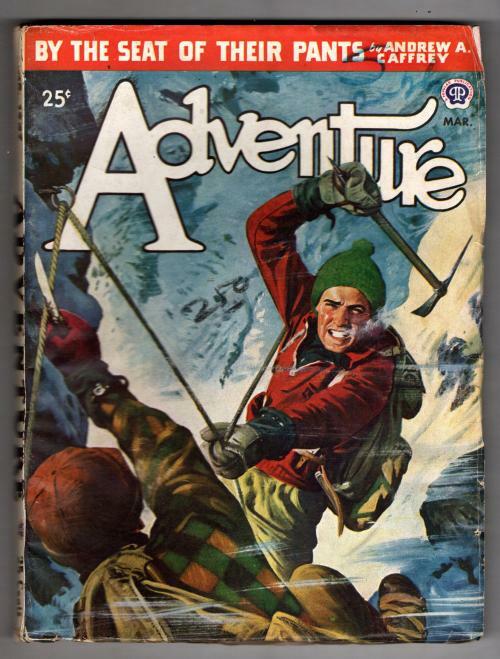 Adventure Mar 1947 Peter Stevens Cover; Andrew A. Caffrey