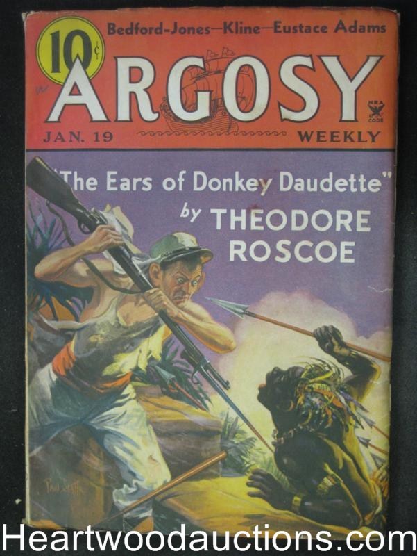 "Argosy" January 19 1935 Otis Adelbert Kline - High Grade