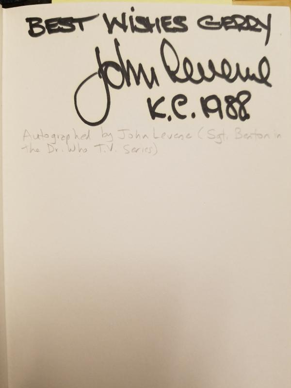 Doctor Who -  The Time Monster by Terrance Dicks Signed by John Levene