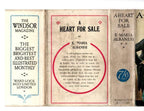 A Heart for Sale by E. Maria Albanesi (First Edition) File Copy