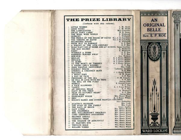 An Original Belle by E.P. Roe (File Copy)
