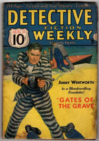 Detective Fiction Weekly Aug 11 1934 Tommy Gun Cover