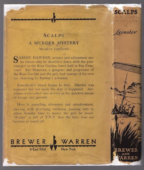 Scalps by Murray Leinster (First Edition)
