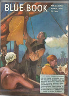 Blue Book Mar 1950 Spring Bower Cvr; N. Bond; Peacock; Chickering Int Art