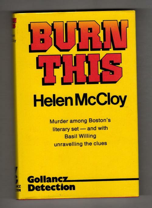 Burn This by Helen McCloy (First UK Edition) Gollancz File Copy