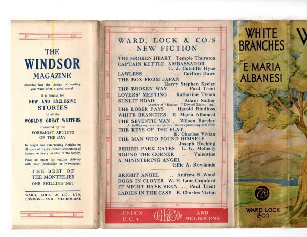 White Branches by E. Maria Albanesi (First Edition) File Copy