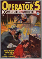 Operator #5 Jan 1935 John Howitt Cover; J. Fleming Gould - Int. Art