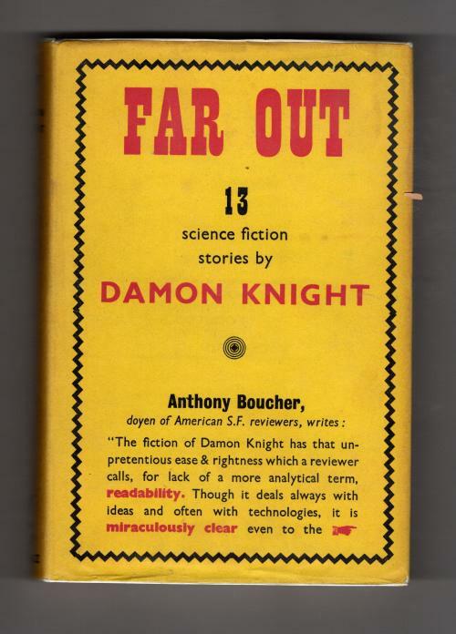 Far Out by Damon Knight (First UK Edition) Gollancz File Copy