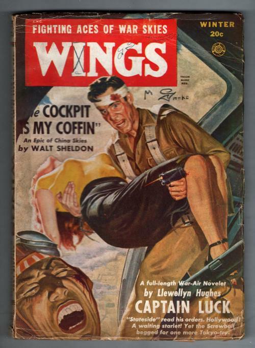 Wings 1947/48 Winter (Nov-Jan) Pulp George Gross GG/Oriental Menace Cvr