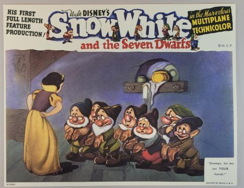 Snow White and the Seven Dwarfs Lithograph Portfolio & Theater Cards