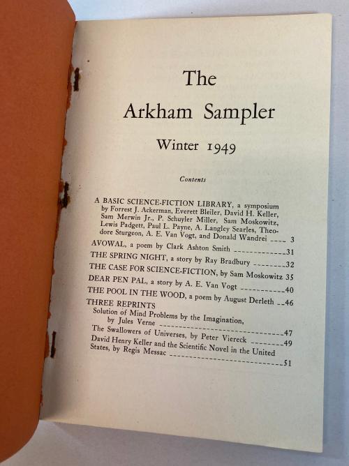 The Arkham Sampler 1948-1949 Complete (8 Volumes) First Edition