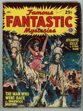Famous Fantastic Mysteries Dec 1947  Finlay Cvr; A. Conan Doyle; Hume