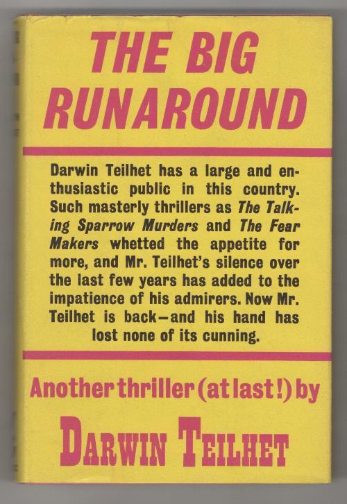 The Big Runaround by Darwin Teilhet (First UK Edition) Gollancz