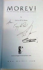 Morevi: The Chronicles of Rafe and Askana Signed